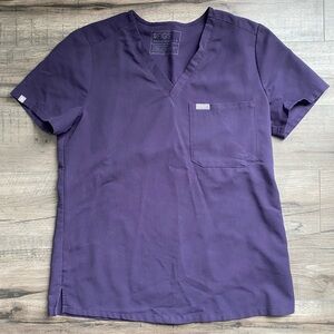 Women’s Figs Purple Catarina One-Pocket Scrub Top